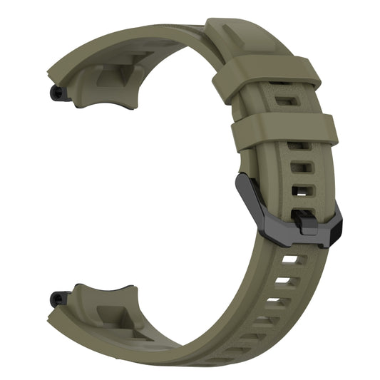 For Amazfit T-Rex 2 Silicone Leisure Watch Band(Jungle Green) by bashfashion