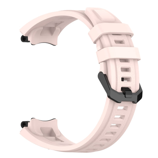 For Amazfit T-Rex 2 Silicone Leisure Watch Band(Sand Pink) by bashfashion