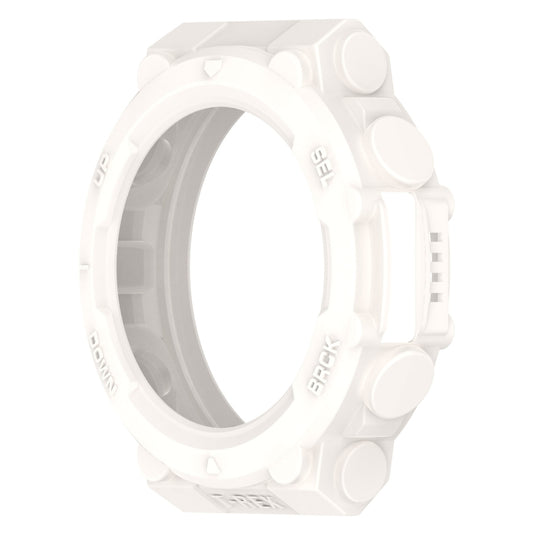 For Amazfit T-Tex 2 Shockproof TPU Protective Watch Case(White) by bashfashion
