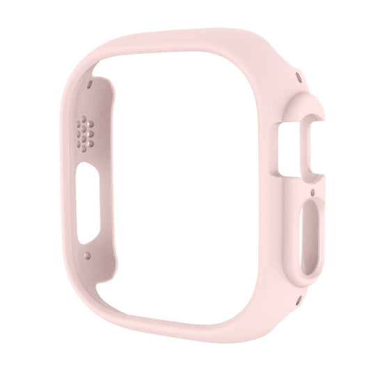 For Apple Watch Ultra 3 / 2 / 1 49mm ENKAY 2 in 1 PC Case + Full Coverage 9H Tempered Glass Film(Pink) by ENKAY