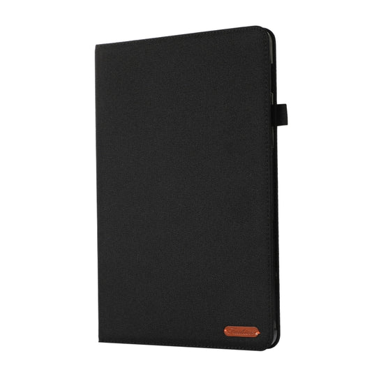 For Xiaomi Mi Pad 5 Pro 12.4 Fabric Leather Tablet Case(Black) by bashfashion