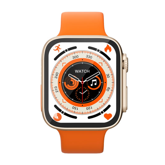 S8 Ultra 1.81 inch Color Screen Smart Watch,Support Heart Rate Monitoring/Blood Pressure Monitoring(Orange) by bashfashion