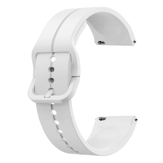 For Garminmove Style 20mm Loop Silicone Watch Band(White) by bashfashion