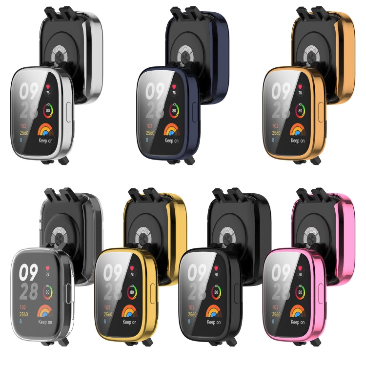 For Redmi Watch 3 TPU Fully Enclosed Watch Protective Case(Midnight Blue) by bashfashion