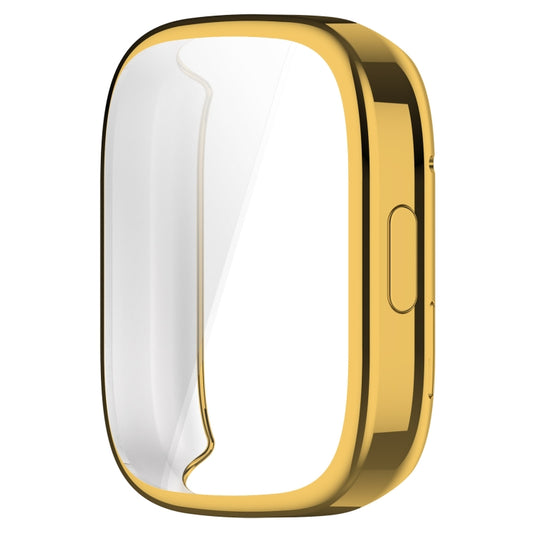 For Redmi Watch 3 Lite TPU Fully Enclosed Watch Protective Case(Gold) by bashfashion