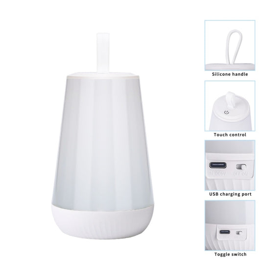 ST117 RGB Remote Control Touch Dimmable Lamp Portable Bedside Night Light by bashfashion
