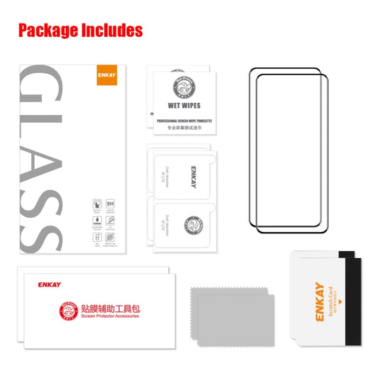 For Huawei Nova 11 Pro / 11 Ultra 2pcs ENKAY Hat-Prince 3D Curved Full Glue Tempered Glass Film by ENKAY