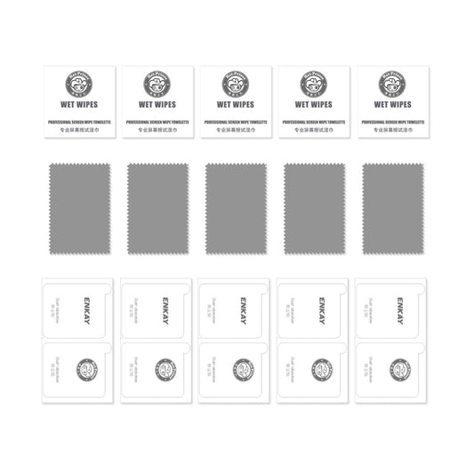 For Huawei Nova 11 5pcs ENKAY 0.26mm 9H 2.5D High Aluminum-silicon Tempered Glass Film by ENKAY