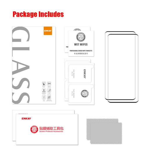 For Huawei Nova 11 Pro / 11 Ultra 2pcs ENKAY Hot Bending Full Coverage Side Glue Tempered Glass Film by ENKAY