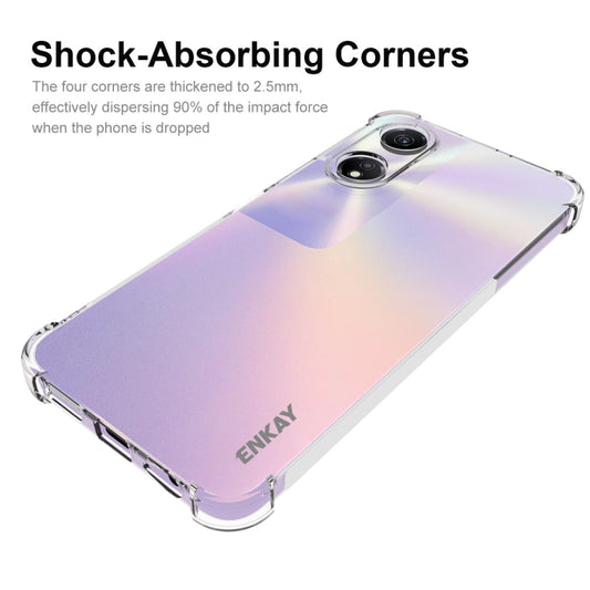 For Honor Play 40 5G / Play 40C 5G ENKAY Hat-Prince Transparent TPU Shockproof Phone Case by ENKAY