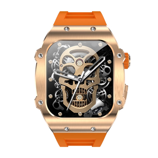 AK55 1.91 inch IP67 Waterproof Color Screen Smart Watch,Support Heart Rate / Blood Pressure / Blood Oxygen Monitoring(Gold) by bashfashion