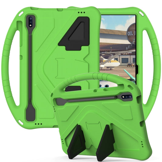 For Samsung Galaxy Tab S10+ 12.4 EVA Shockproof Tablet Case with Holder(Green) by bashfashion