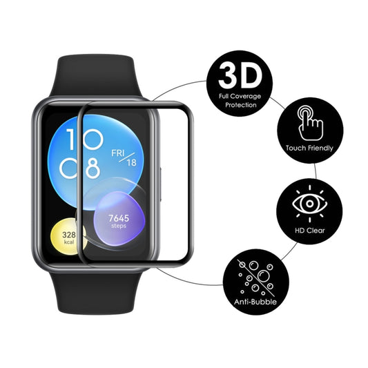 For Huawei Watch Fit Special Edition 2pcs ENKAY 3D Full Coverage Soft PC Edge PMMA HD Screen Film by ENKAY