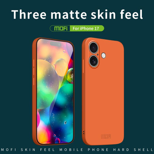 For iPhone 17 MOFI Qin Series Skin Feel All-inclusive PC Phone Case(Orange) by MOFI