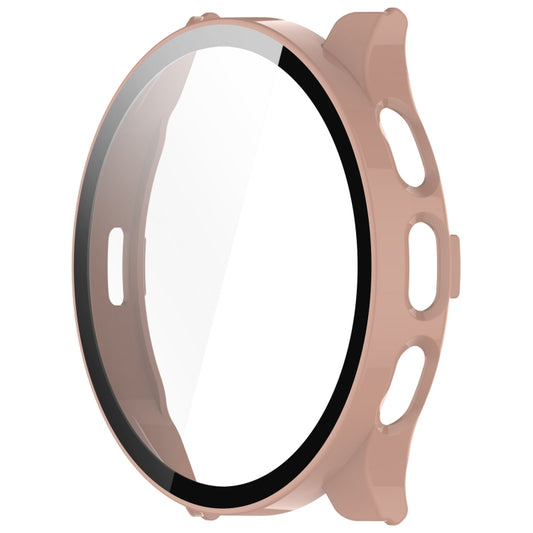 For Garmin Venu 3 PC + Tempered Film Integrated Watch Protective Case(Pink) by bashfashion