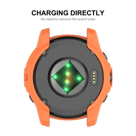 For Garmin Epix Pro 51mm / Fenix 7X / 7X Pro ENKAY Hat-Prince TPU Armor Designed Watch Protective Case(Orange) by ENKAY