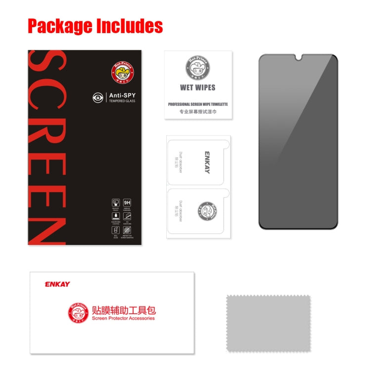 For Samsung Galaxy A05 / A05s ENKAY Hat-Prince 28 Degree Anti-peeping Privacy Tempered Glass Film by ENKAY