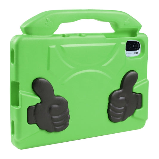 For Samsung Galaxy Tab A11+ / A9+ Thumb Bracket EVA Shockproof Tablet Case(Green) by bashfashion
