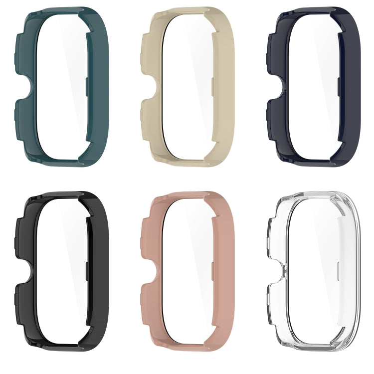 For Redmi Watch 4 Tempered Film Integrated PC Watch Protective Case(White) by bashfashion