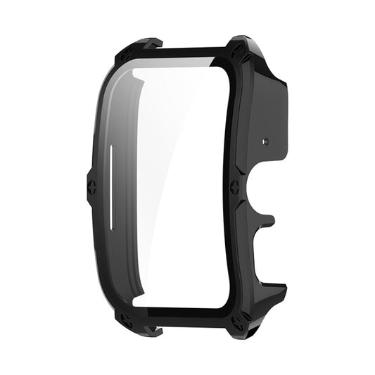 For OPPO Watch 4 Pro ENKAY Hat-Prince Full Coverage Tempered Glass Film Integrated PC Watch Cover(Black) by ENKAY