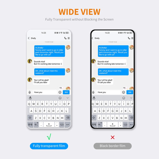 For Asus ROG Phone 8 ENKAY 9H Big Arc Edge High Aluminum-silicon Tempered Glass Film by ENKAY
