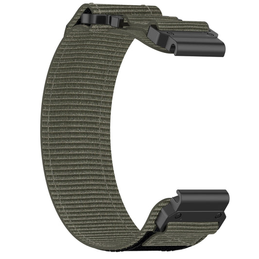For Garmin Descent G1 22mm Nylon Hook And Loop Fastener Watch Band(Grey) by bashfashion
