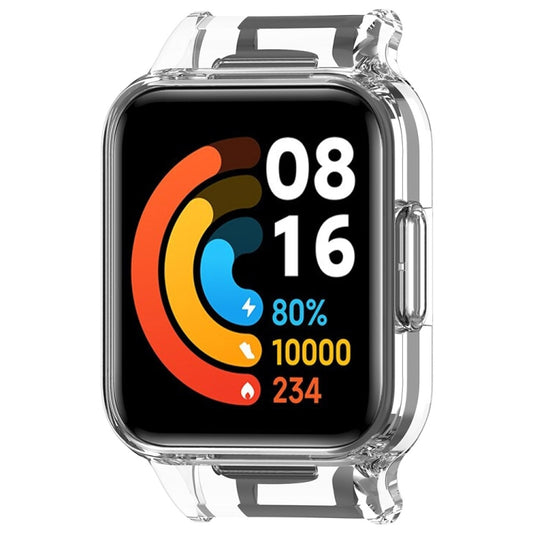 For Redmi Watch 3 Half Pack PC Watch Protective Case(Transparent) by bashfashion