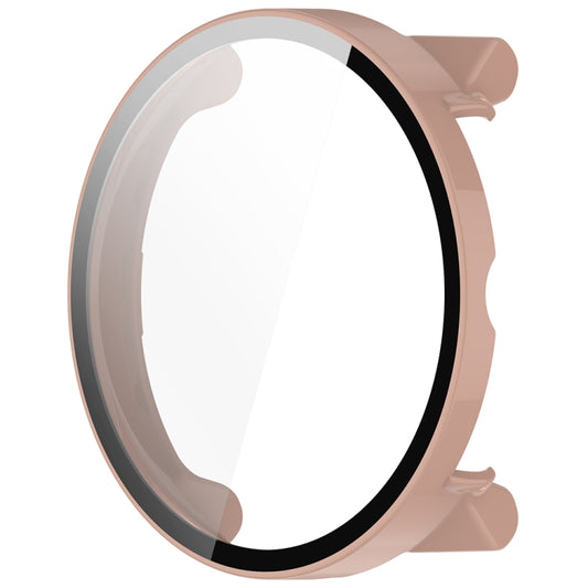 For Suunto Race PC + Tempered Glass Film Integrated Watch Protective Case(Pink) by bashfashion