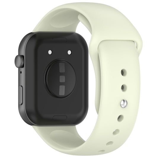 For Huawei Watch Fit3 Solid Color Reverse Buckle Silicone Watch Band(Green) by bashfashion