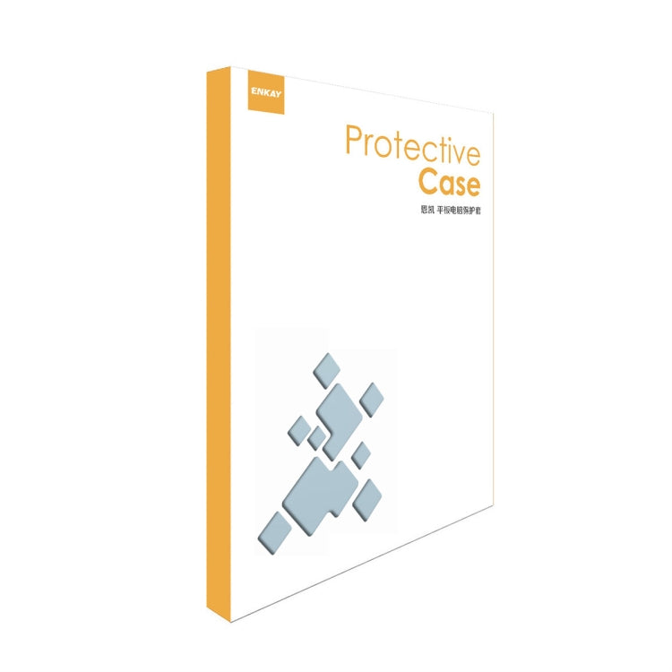 For iPad Air 13 2025 / 2024 ENKAY 360 Rotation PMMA Leather Smart Tablet Case with Pen Slot(Black) by ENKAY