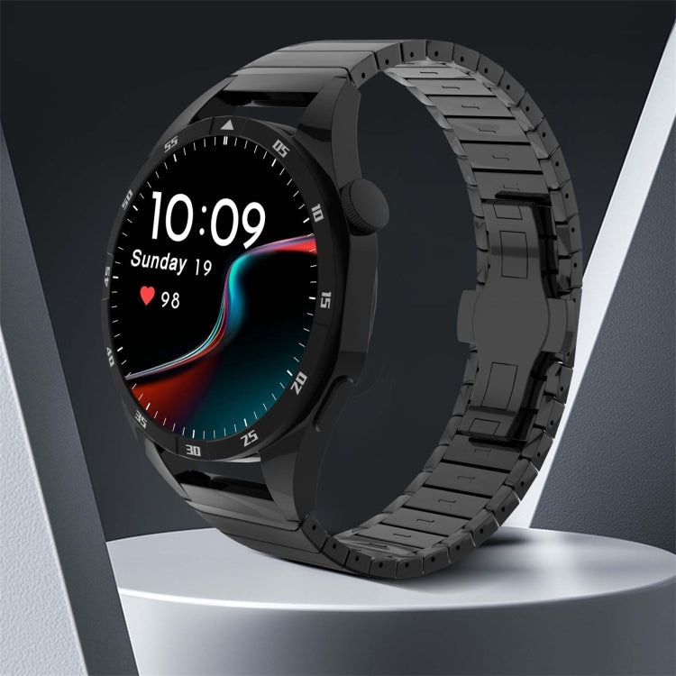 For Xiaomi Watch Color2 22mm One Bead Paint Butterfly Buckle Alloy Watch Band(Gold) by bashfashion