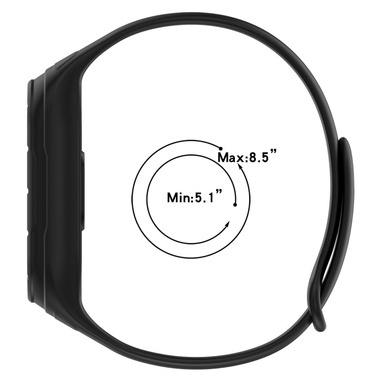 For Xiaomi Smart Band 9 / 9 NFC Solid Color Integrated Silicone Watch Band(White) by bashfashion