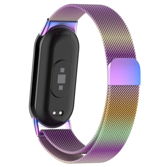 For Xiaomi Smart Band 10 / 9 / 8 Milan Magnetic Stainless Steel Watch Band(Colorful) by bashfashion