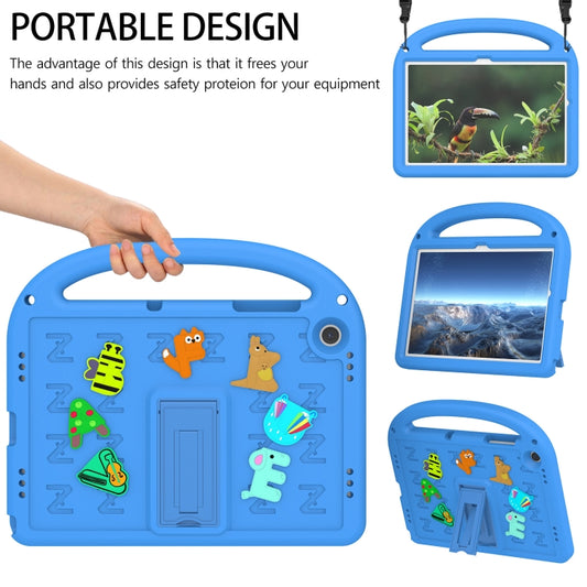 For Samsung Galaxy Tab A11+ / A9+ Cartoon Sparrow EVA Shockproof Tablet Case(Blue) by bashfashion