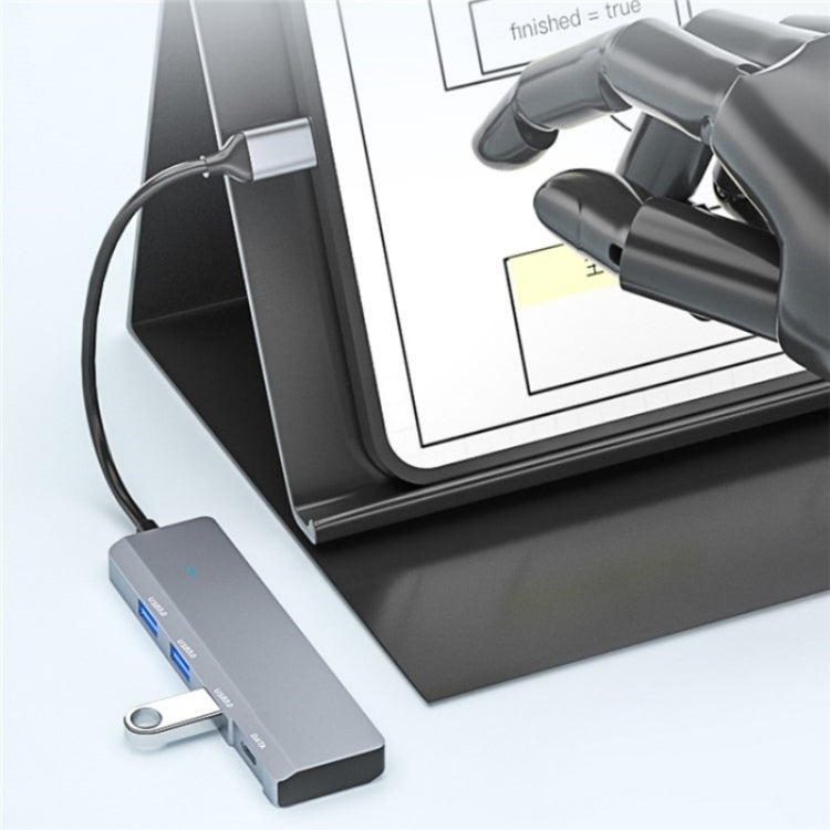 ADS-309C Type-C + 3 x USB 3.0 HUB Docking Station, Type-C Port by bashfashion