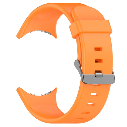 For Google Pixel Watch 3 45mm Solid Color Sports Silicone Watch Band(Orange) by bashfashion