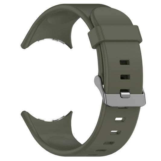 For Google Pixel Watch 3 45mm Solid Color Sports Silicone Watch Band(Army Green) by bashfashion