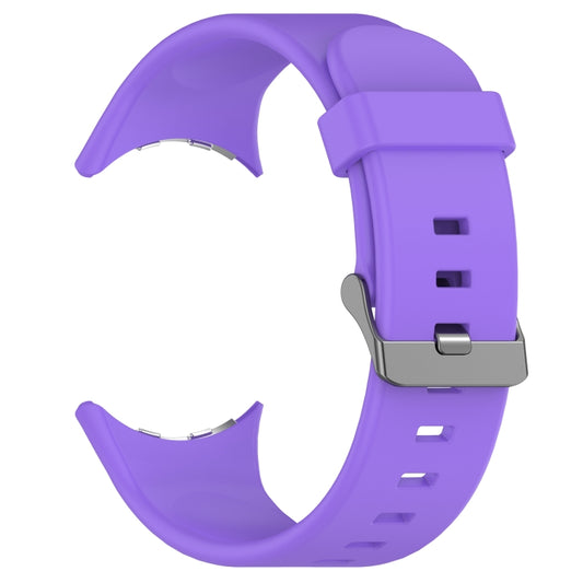 For Google Pixel Watch 3 45mm Solid Color Sports Silicone Watch Band(Purple) by bashfashion