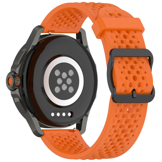 For Xiaomi Watch S4 Sport Liquid Pure Color Silicone Watch Band(Orange) by bashfashion