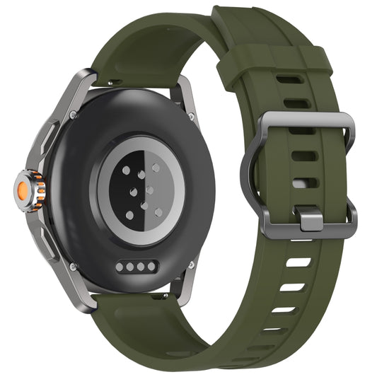 For Xiaomi Watch S4 Sport Groove Style Silicone Watch Band(Army Green) by bashfashion