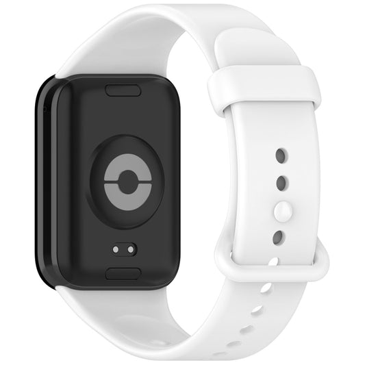 For Redmi Watch 4 Butterfly Color Buckle Silicone Watch Band(White) by bashfashion