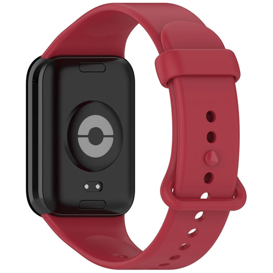 For Redmi Watch 4 Butterfly Color Buckle Silicone Watch Band(Red) by bashfashion
