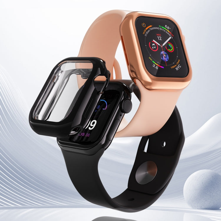 For Apple Watch Series 11 / 10 46mm Full Coverage TPU Electroplated Watch Case(Sliver) by bashfashion