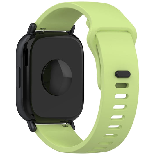 For Redmi Watch 5 Active Youth Version Solid Color Quick Release Silicone Watch Band(Lime) by bashfashion