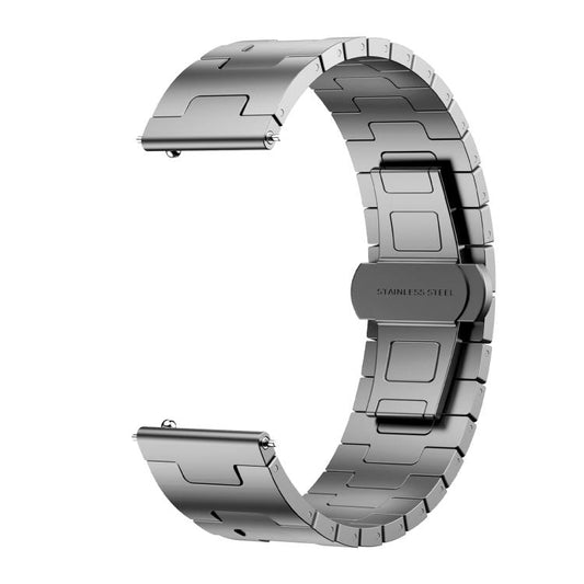 For Redmi Watch 5 Active Titanium Alloy 22mm Metal Watch Band(Titanium Color) by bashfashion