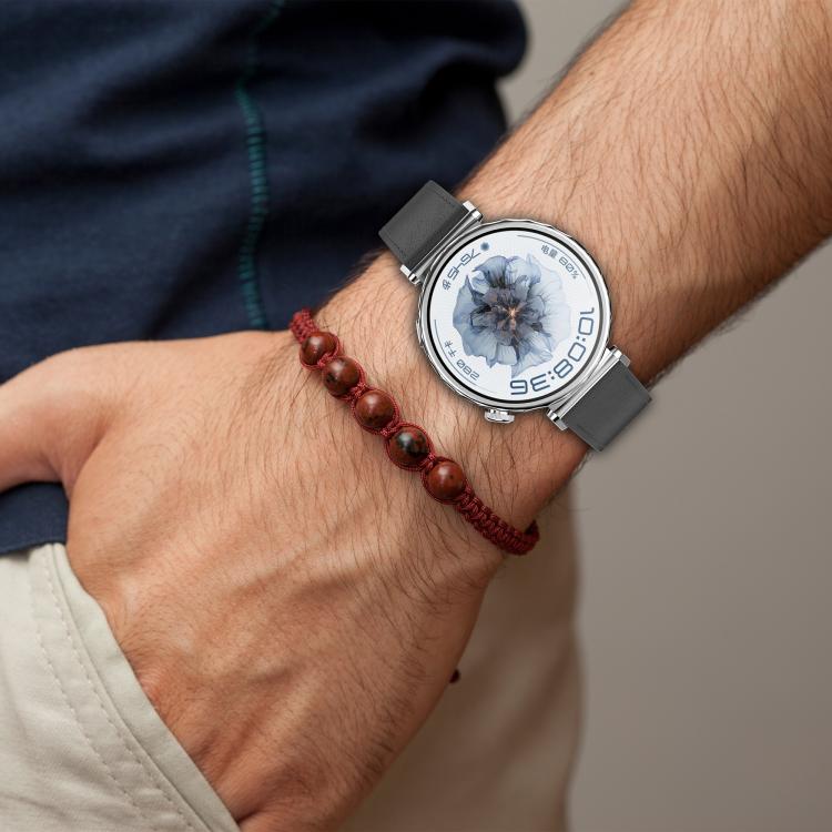 For Xiaomi Watch S4 Press Button 22mm Leather Watch Band(Brown) by bashfashion