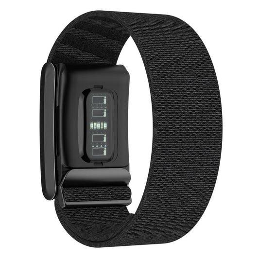 For WHOOP 4.0 Elastic Force Decorative Design Nylon Watch Band(Black) by bashfashion