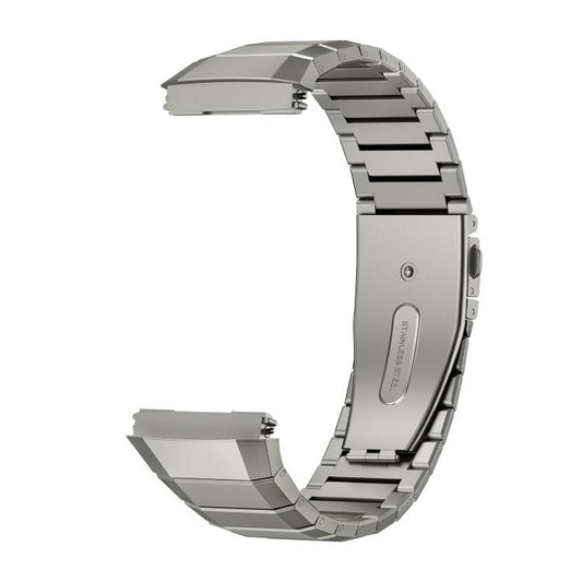 For Huawei Watch GT5 Pro 46mm Bamboo Jump Buckle Titanium Alloy Watch Band(Titanium Color) by bashfashion