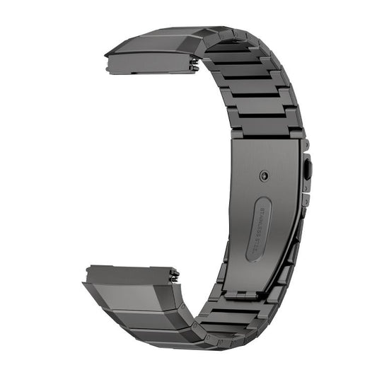 For Huawei Watch GT5 Pro 46mm Bamboo Jump Buckle Titanium Alloy Watch Band(Titanium Gray) by bashfashion