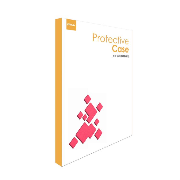 For iPad Pro 13 2025 / 2024 ENKAY 360 Degree Rotation Litchi Leather Smart Tablet Case(Dark Blue) by ENKAY